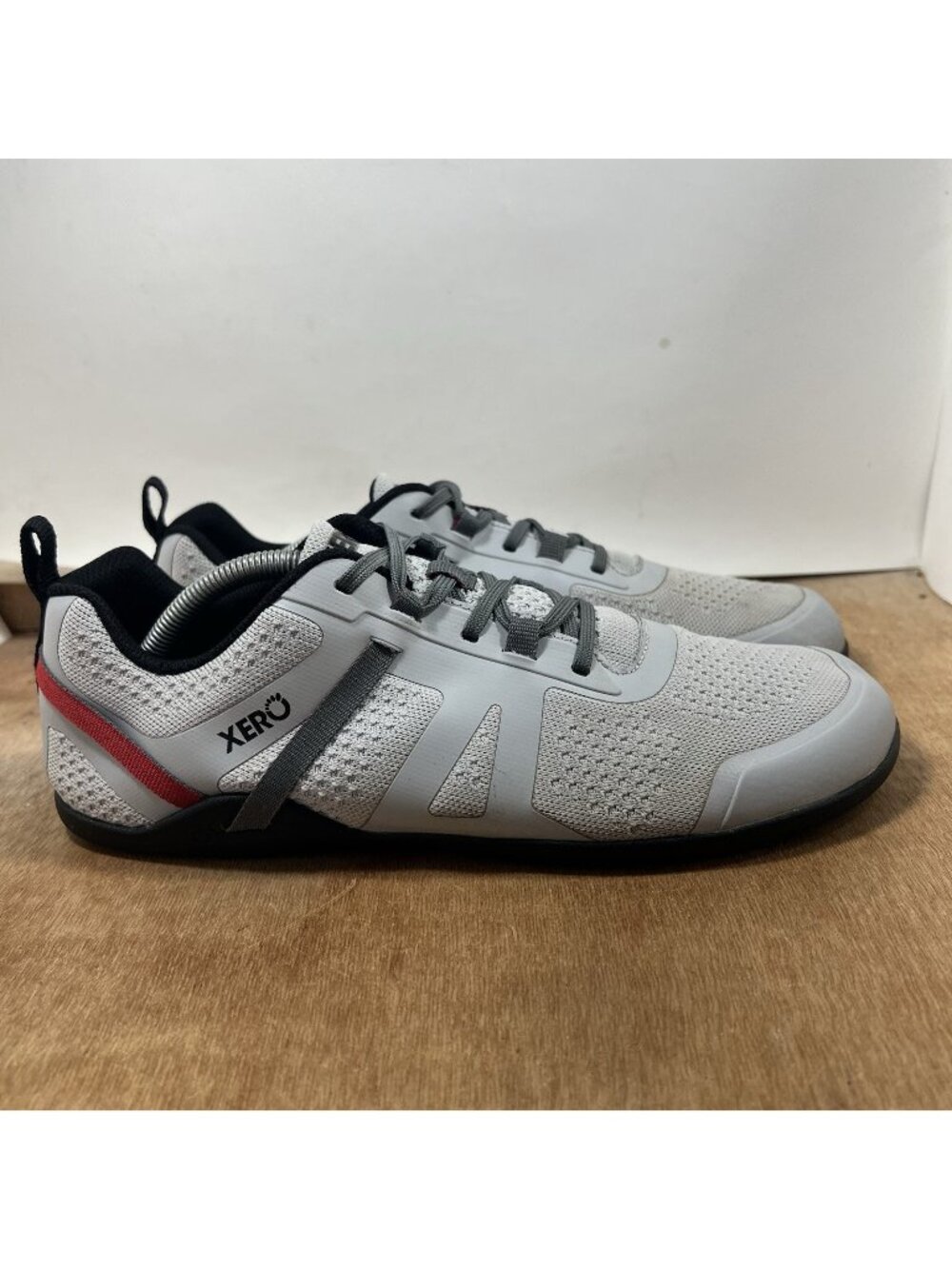 Xero Shoes Prio Neo Mens 11 Gray Black Minimalist Barefoot Running Sneakers